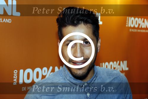 Uitgeest 2 februari 2016
Uitreiking 100% NL awards bij A9 studio\'s. Jody Bernal met zijn zwangere vrouw