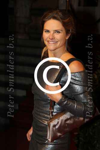 Amsterdam 18 januari 2016
Uitreiking Beau monde awards in het Amstel Hotel.
Judith Wiersema met een vriend