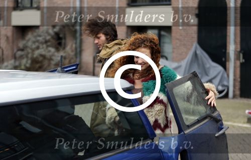 Amsterdam 6 februari 2016
Katja Schuurman en haar vriend Freek v Noortwijk hallen samen Sammie op bij haar vader Thijs Romer. Thijs woont net in een ander appartement.