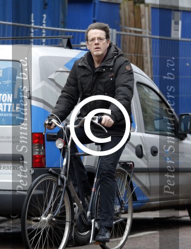 Amsterdam 27 januari 2016 
Kees Prins op de fiets in Amsterdam