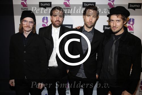 Hilversum 15 februari 2016
Buma awards in studio 21 op het mediapark. Kensington