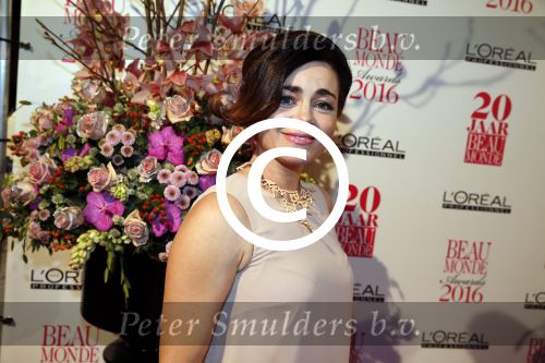 Amsterdam 18 januari 2016
Uitreiking Beau monde awards in het Amstel Hotel.
Kim Lian v d Meij