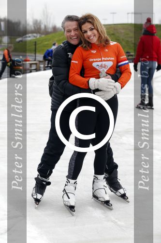 Biddinghuizen 31 januari 2016
Training voor de hollandse 100 op de schaatsbaan van Biddinghuizen. Aanwezig oa Prins Bernhard jr met kinderen Prinses Marilene Prins Maurits en Prinses Anna Prins Pieter Christiaan Prinses Emma Prinses Margriet Leontien Zijlaard v Moorsel met man Michael Zijlaard en dochter Indy Rosanna Kluivert met Patrick Nino Demy Shane en Justin Kluivert.