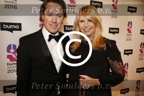 Hilversum 15 februari 2016
Buma awards in studio 21 op het mediapark.
Jeroen Rietbergen en Linda de Mol