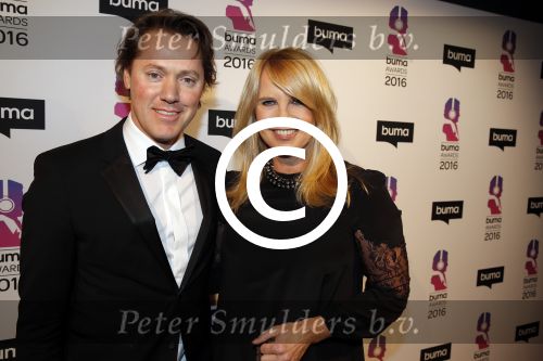 Hilversum 15 februari 2016
Buma awards in studio 21 op het mediapark.
Jeroen Rietbergen en Linda de Mol