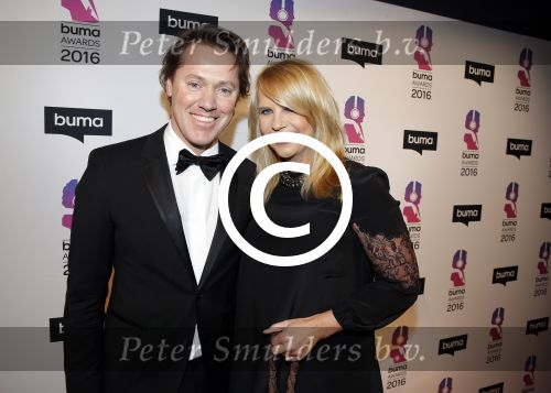 Hilversum 15 februari 2016
Buma awards in studio 21 op het mediapark.
Jeroen Rietbergen en Linda de Mol