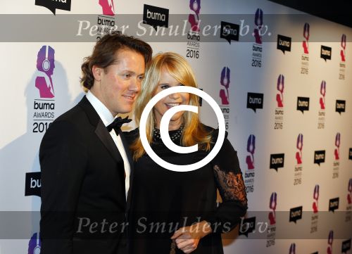 Hilversum 15 februari 2016
Buma awards in studio 21 op het mediapark.
Jeroen Rietbergen en Linda de Mol