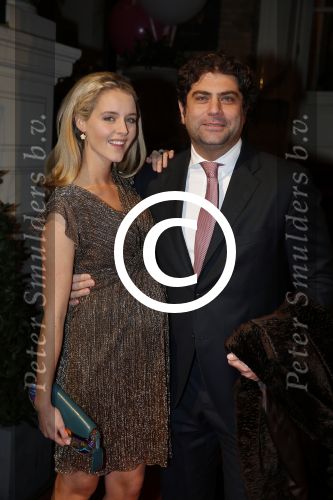 Amsterdam 18 januari 2016
Uitreiking Beau monde awards in het Amstel Hotel.
Liza Sips zwanger met haar vriend Ralph Manheim