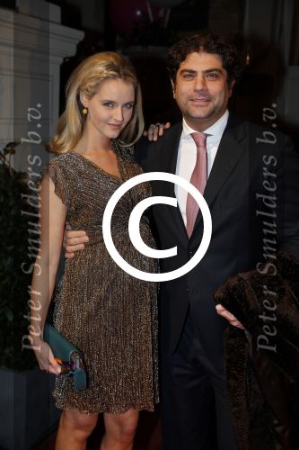 Amsterdam 18 januari 2016
Uitreiking Beau monde awards in het Amstel Hotel.
Liza Sips zwanger met haar vriend Ralph Manheim