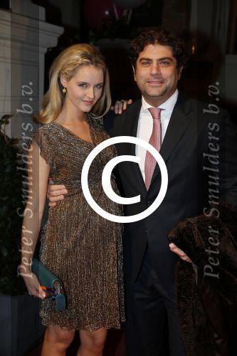Amsterdam 18 januari 2016
Uitreiking Beau monde awards in het Amstel Hotel.
Liza Sips zwanger met haar vriend Ralph Manheim