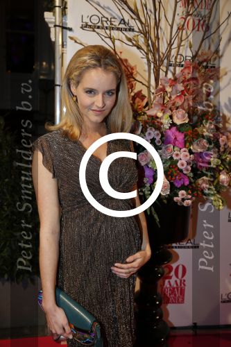 Amsterdam 18 januari 2016
Uitreiking Beau monde awards in het Amstel Hotel.
Liza Sips zwanger met haar vriend Ralph Manheim