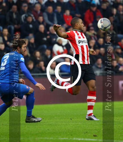 Eindhoven, 24 Januari 2016
PSV-FC Twente, eindstand 4-2  Kompetitie Seizoen 2015/2016
Luciano Narsingh