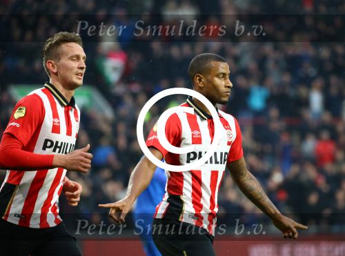 Eindhoven, 24 Januari 2016
PSV-FC Twente, eindstand 4-2  Kompetitie Seizoen 2015/2016
Luciano Narsingh