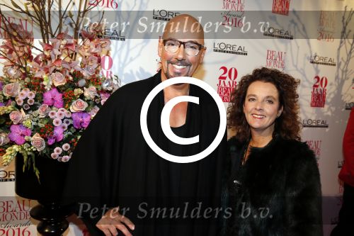 Amsterdam 18 januari 2016
Uitreiking Beau monde awards in het Amstel Hotel.
Maik de Boer met zus