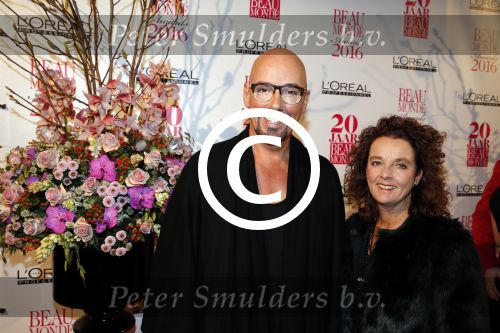 Amsterdam 18 januari 2016
Uitreiking Beau monde awards in het Amstel Hotel.
Maik de Boer met zus