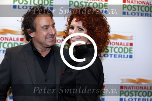 Amsterdam 26 januari 2016
Goed geld gala van de nationale postcode loterij in carre met als hoofdgast George Clooney.
Marco en Leontine Borsato