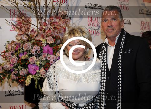 Amsterdam 18 januari 2016
Uitreiking Beau monde awards in het Amstel Hotel.
Marian Strijbosch met ...