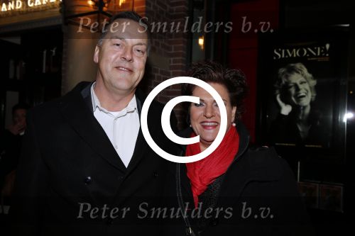 Amsterdam 3 februari 2016
Premiere Simone Kleinsma in het nieuwe de la mar theater.
Marjolein Touw en partner Rob