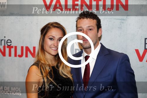 Amsterdam, 26 Januari 2016 Premiere Valentijn
Melody Klaver met partner