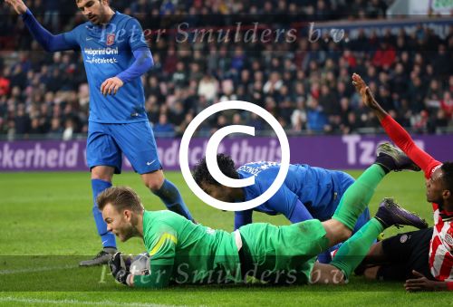 Eindhoven, 24 Januari 2016
PSV-FC Twente, eindstand 4-2  Kompetitie Seizoen 2015/2016
Nick Marsman en Renato Tapia