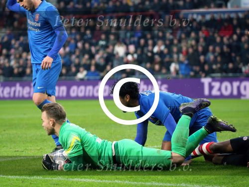 Eindhoven, 24 Januari 2016
PSV-FC Twente, eindstand 4-2  Kompetitie Seizoen 2015/2016
Nick Marsman en Renato Tapia