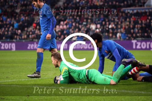Eindhoven, 24 Januari 2016
PSV-FC Twente, eindstand 4-2  Kompetitie Seizoen 2015/2016
Nick Marsman en Renato Tapia