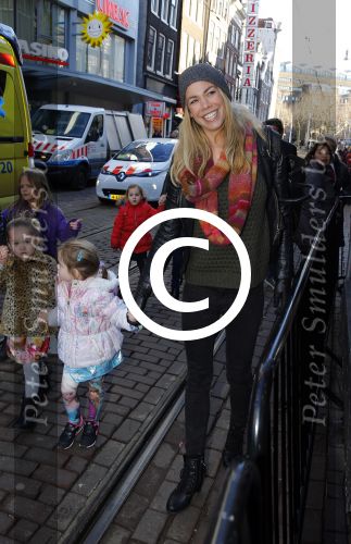 Amsterdam 17 januari 2016
Premiere Woezel en Pip in Tuschinski. Nicolette Kluijver met dochter