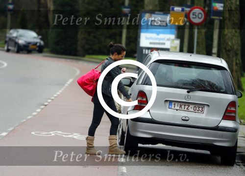 Amsterdam 27 januari 2016
Noi Pakon verlaat het huis van haar vriend Martijn Krabbe in Amsterdam nadat ze daar de nacht heeft doorgebracht.