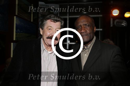 Amsterdam 11 februari 2016
Ria Valk viert haar 75e verjaardag bij Lovers.
Chiel Montagne met Oscar Harris