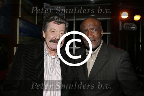Amsterdam 11 februari 2016
Ria Valk viert haar 75e verjaardag bij Lovers.
Chiel Montagne met Oscar Harris
