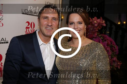 Amsterdam 18 januari 2016
Uitreiking Beau monde awards in het Amstel Hotel.
Peter de Monnink met uitgeefster Beau monde