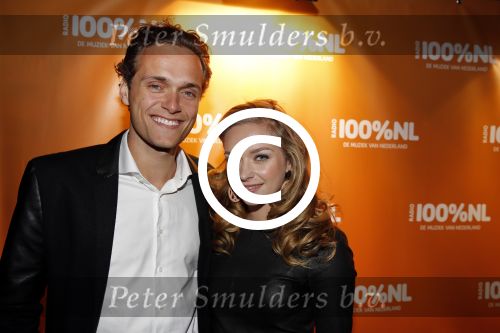 Uitgeest 2 februari 2016
Uitreiking 100% NL awards bij A9 studio\'s. Pip Pellens met vriend