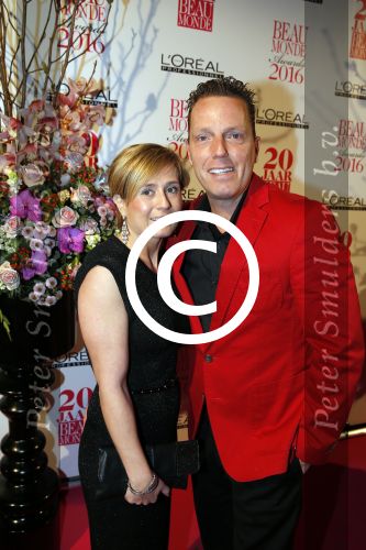 Amsterdam 18 januari 2016
Uitreiking Beau monde awards in het Amstel Hotel.
Rob Geus met vrouw