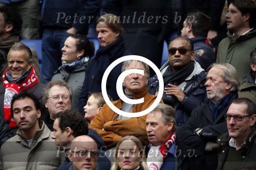 Amsterdam 7 februari 2016
Afscheid John Heitinga voor de wedstrijd AJAX-Feyenoord in de arena.
Zijn vrouw Charlotte Sophie en kinderen Jezebel en Lennox zijn ook aanwezig. Ron Brandsteder