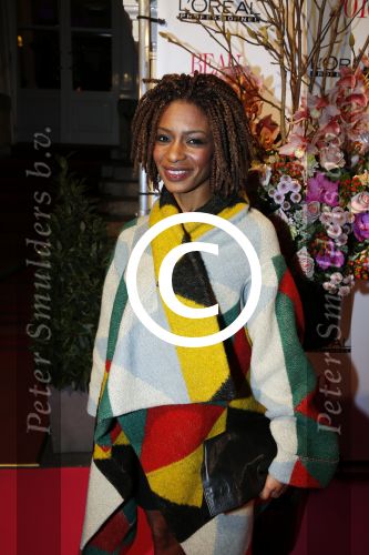 Amsterdam 18 januari 2016
Uitreiking Beau monde awards in het Amstel Hotel.
Sylvana Simons met een vriendin