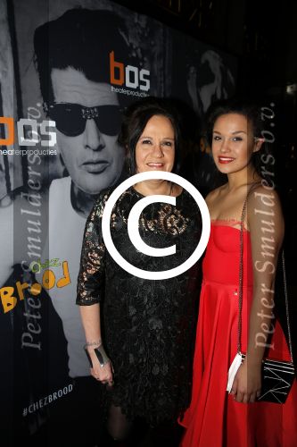 Amsterdam 4 februari 2016
Premiere Herman Brood in nieuwe de la mar. Xandra en Holly Brood