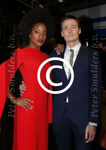 Amsterdam 18 januari 2016 
Premiere Sneekweek in Tuschinski.
Yootha Wong-Loi-Sing met Jonas de Vuyst