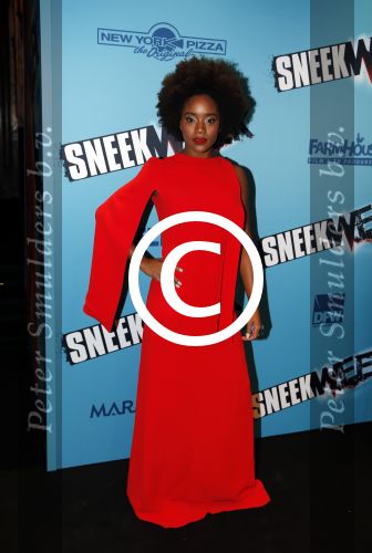Amsterdam 18 januari 2016 
Premiere Sneekweek in Tuschinski.
Yootha Wong-Loi-Sing met Jonas de Vuyst