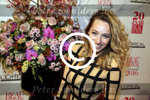 Amsterdam 18 januari 2016
Uitreiking Beau monde awards in het Amstel Hotel.
Zimra Geurts