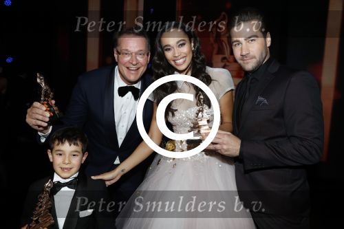 Utrecht 12 januari 2017
Uitreiking musical awards in het beatrixtheater.
Albert Verlinde en Romy Monteiro en Dave Mantel