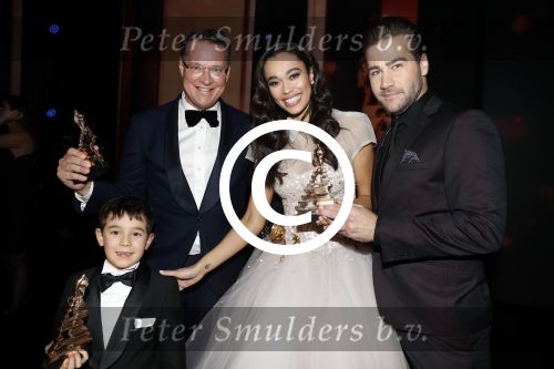 Utrecht 12 januari 2017
Uitreiking musical awards in het beatrixtheater.
Albert Verlinde en Romy Monteiro en Dave Mantel