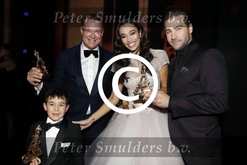 Utrecht 12 januari 2017
Uitreiking musical awards in het beatrixtheater.
Albert Verlinde en Romy Monteiro en Dave Mantel
