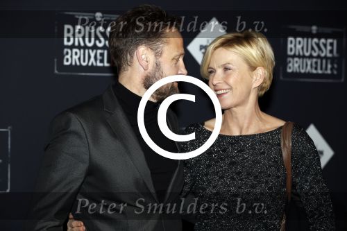 Amsterdam 19 januari 2017.
Premiere Brussel in de beurs van Berlage. Anita Witzier met man
