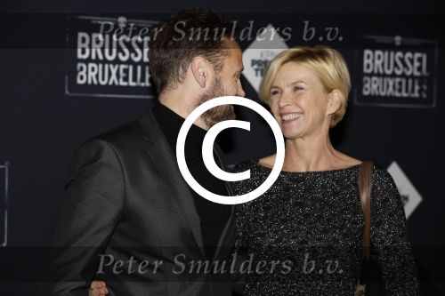 Amsterdam 19 januari 2017.
Premiere Brussel in de beurs van Berlage. Anita Witzier met man