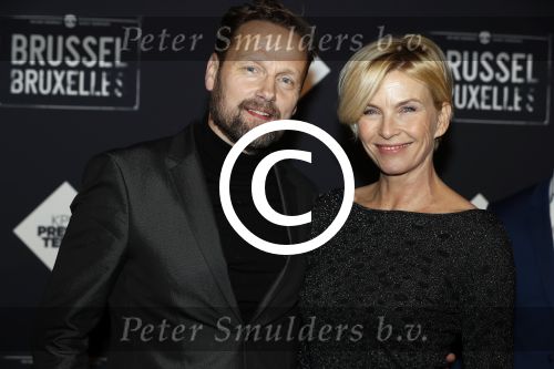 Amsterdam 19 januari 2017.
Premiere Brussel in de beurs van Berlage. Anita Witzier met man