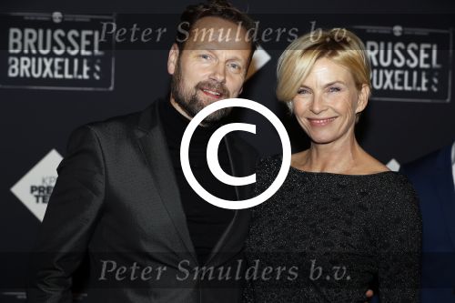 Amsterdam 19 januari 2017.
Premiere Brussel in de beurs van Berlage. Anita Witzier met man