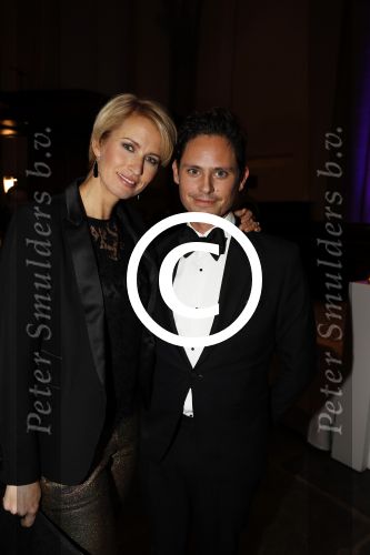 Amsterdam 25 januari 2017 
Amayzine awards in de westerkerk. Anouk Smulders met Edwin Oudshoorn