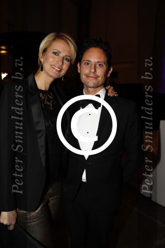 Amsterdam 25 januari 2017 
Amayzine awards in de westerkerk. Anouk Smulders met Edwin Oudshoorn
