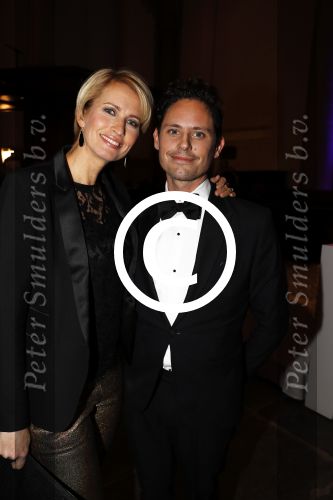 Amsterdam 25 januari 2017 
Amayzine awards in de westerkerk. Anouk Smulders met Edwin Oudshoorn