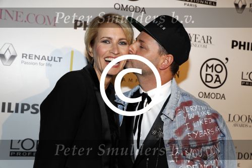 Amsterdam 25 januari 2017 
Amayzine awards in de westerkerk. Fred v Leer met Anouk Smulders